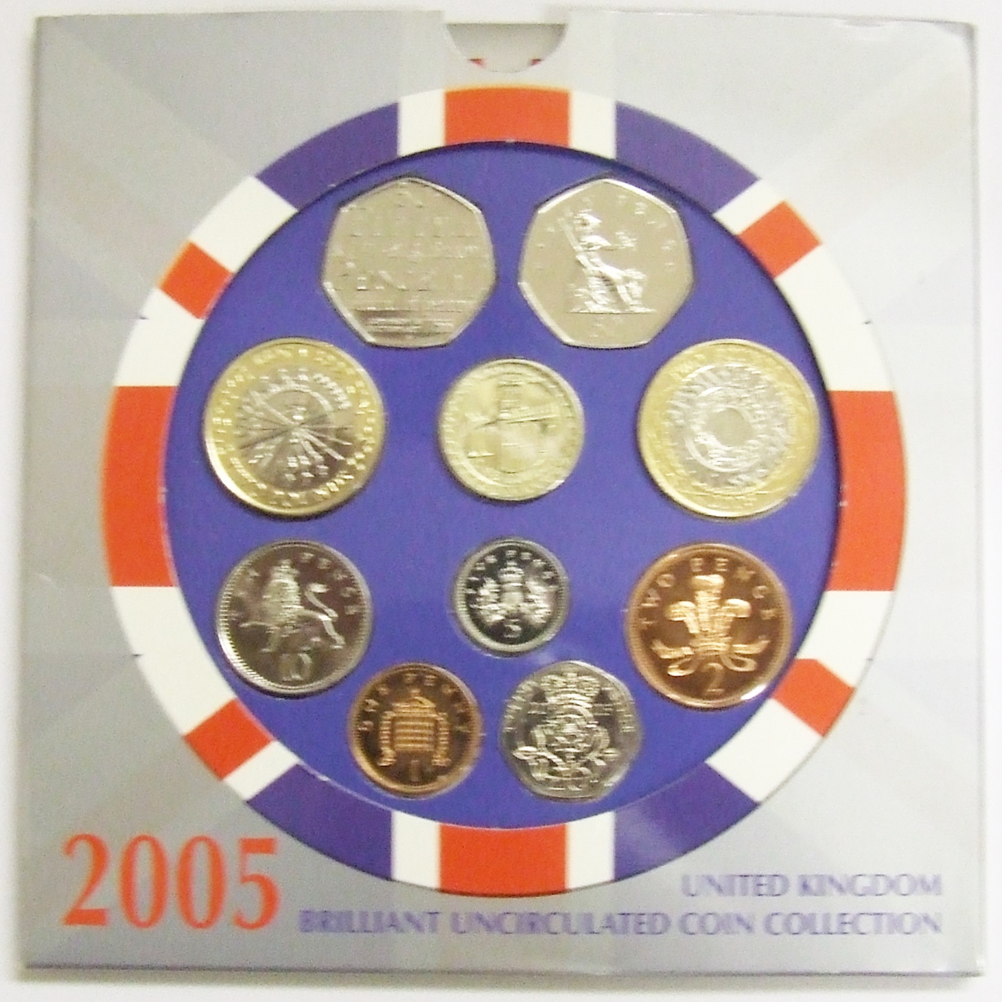 2005 Brilliant Uncirculated Coin Set - Click Image to Close